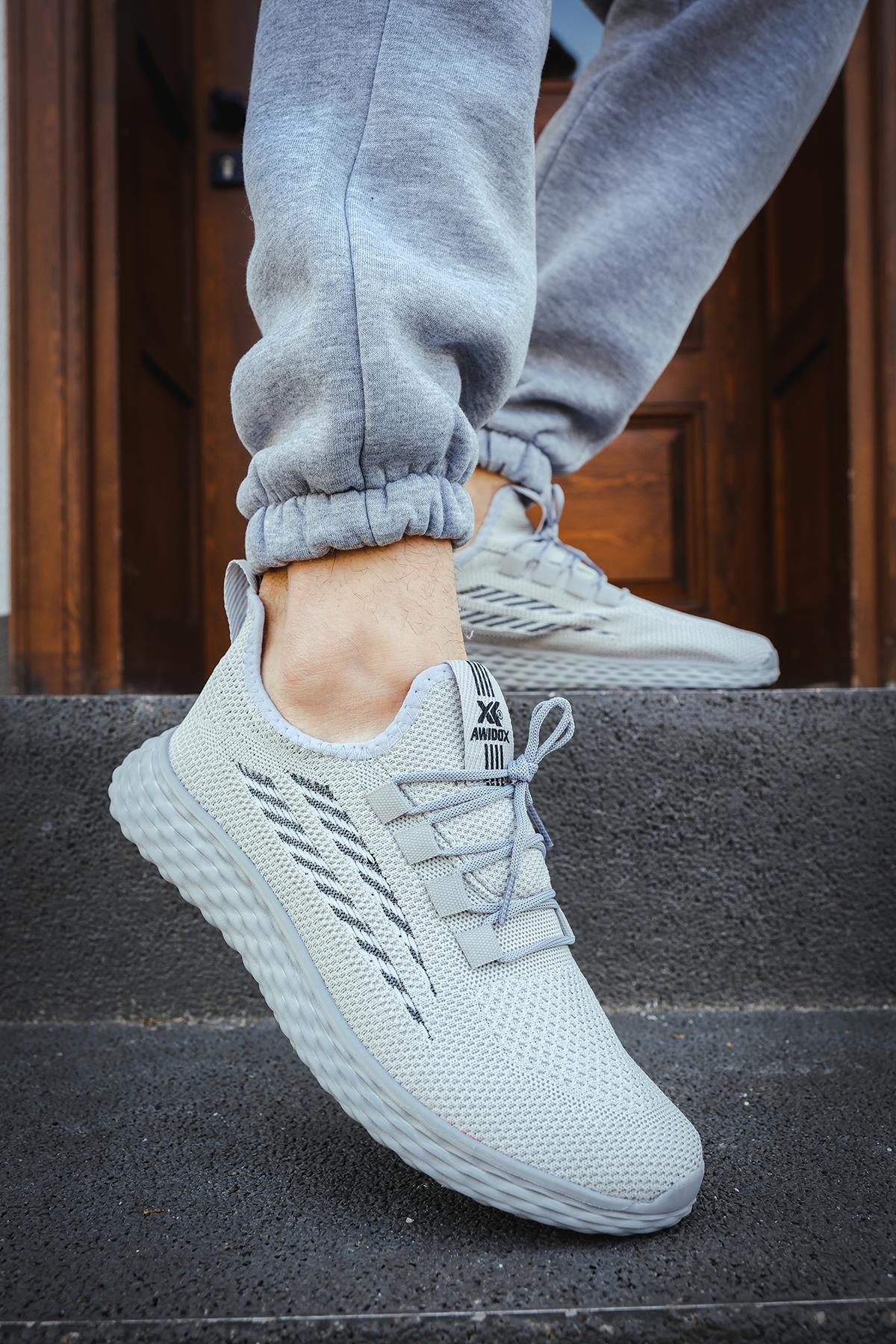 Awd 2023 Bağcıklı Fileli Hafif Taban Erkek Sneaker