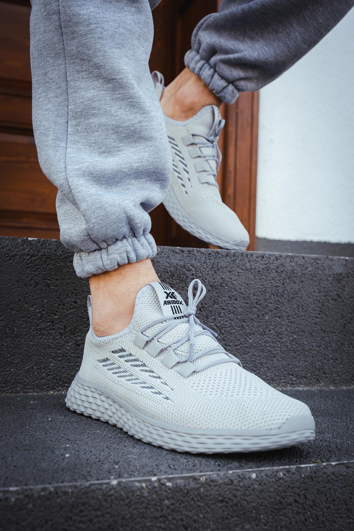 Awd 2023 Bağcıklı Fileli Hafif Taban Erkek Sneaker