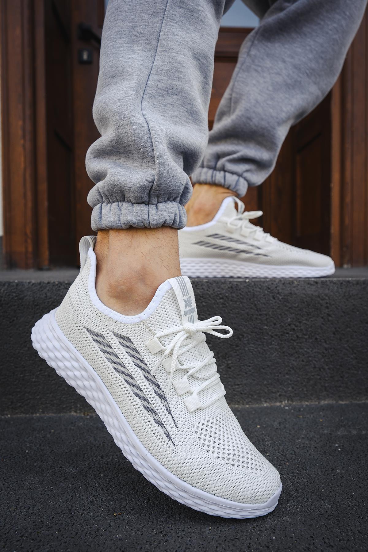 Awd 2023 Bağcıklı Fileli Hafif Taban Erkek Sneaker