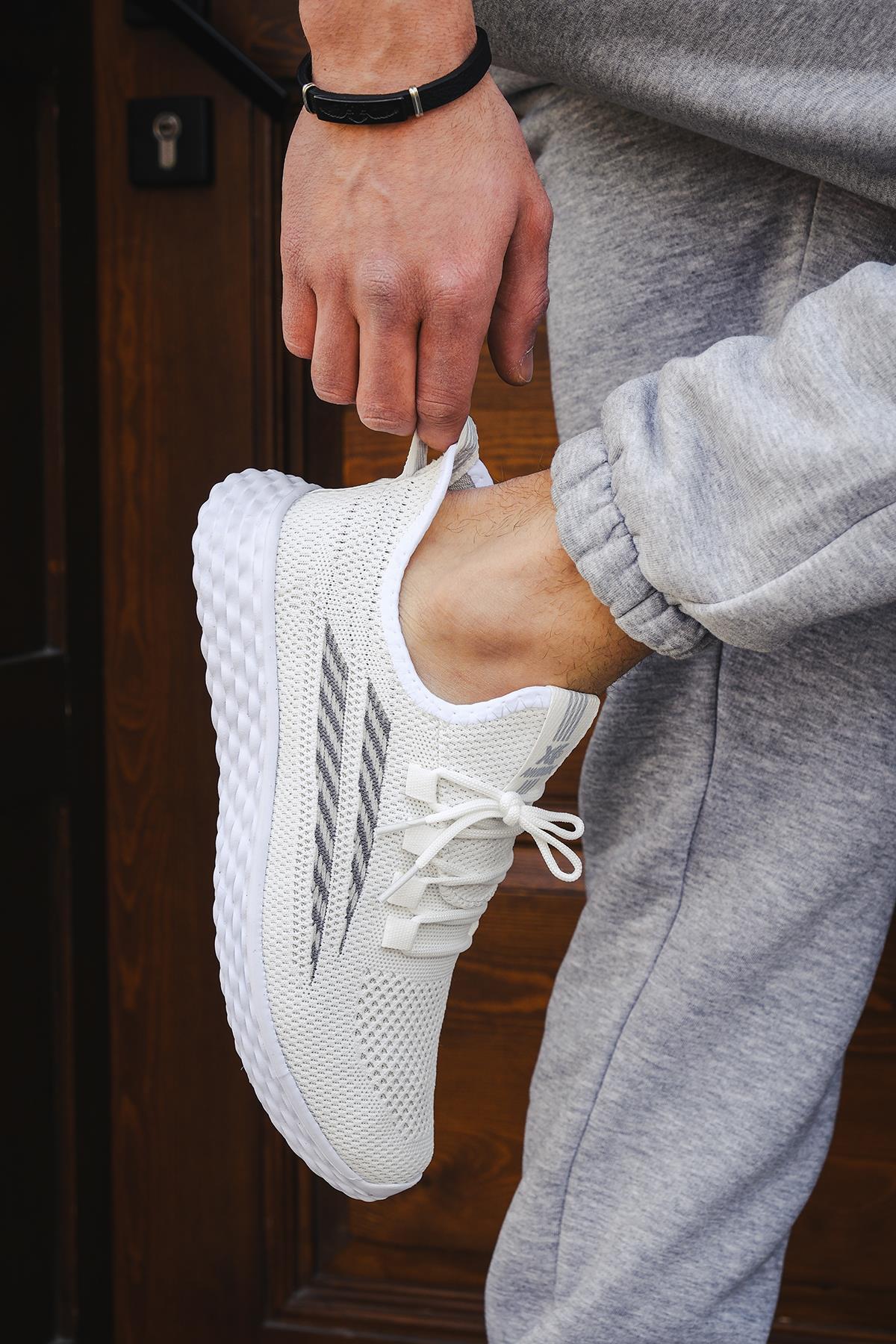 Awd 2023 Bağcıklı Fileli Hafif Taban Erkek Sneaker