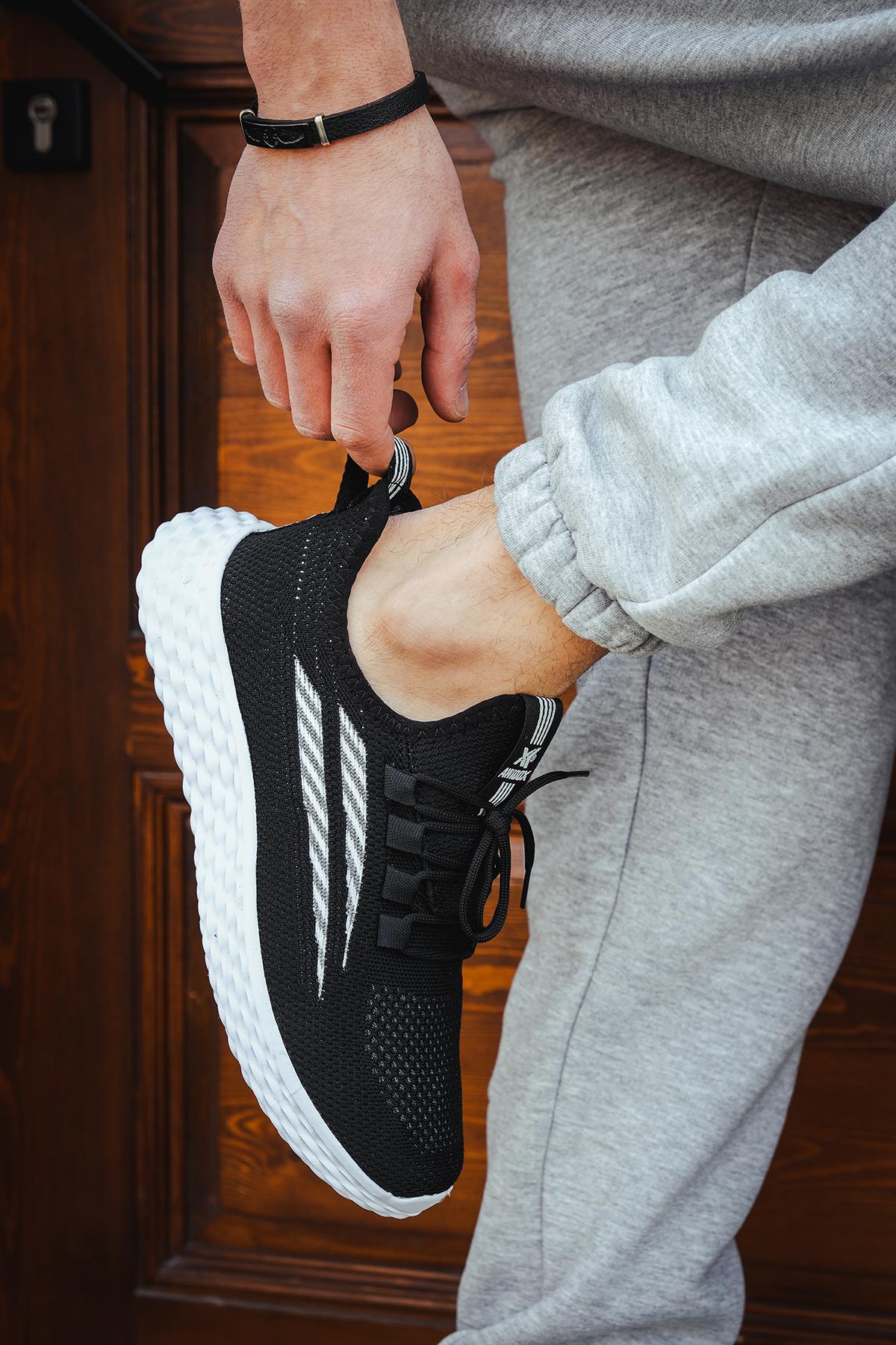 Awd 2023 Bağcıklı Fileli Hafif Taban Erkek Sneaker