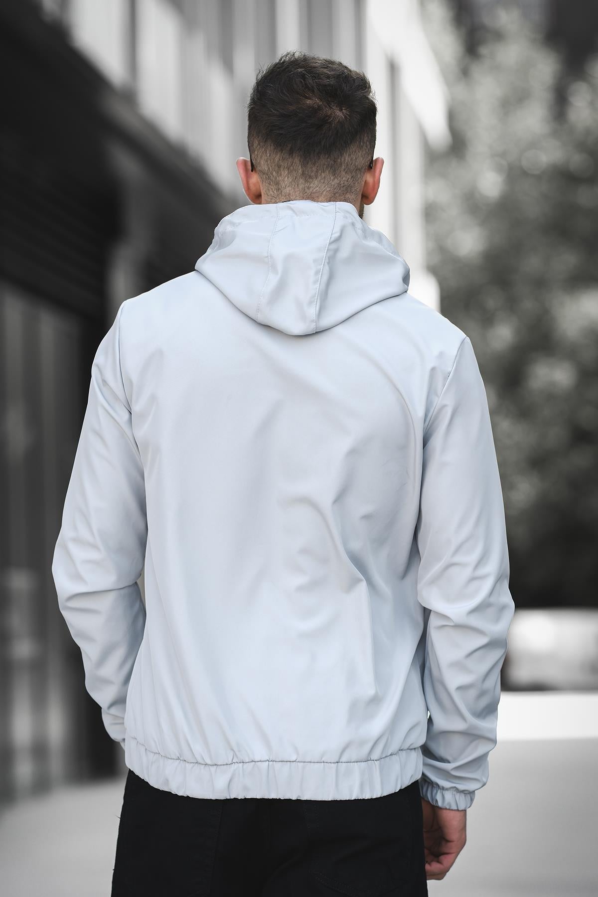 Bailey Suya Dayanaklı Slim Fit Erkek Kapüşonlu Mevsimlik Mont Yağmurluk