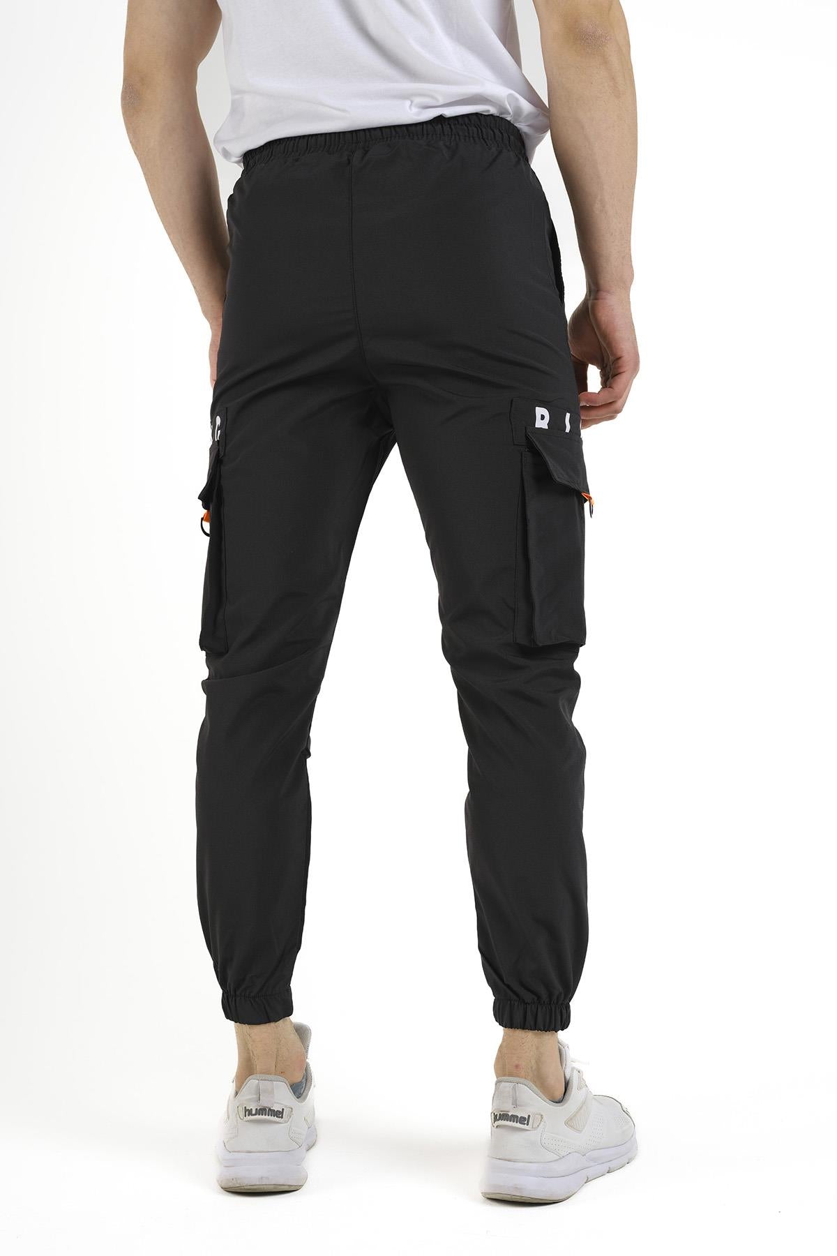 Pietro Slim Fit Kort Paraşüt Kargo Cepli Erkek Eşofman Alt