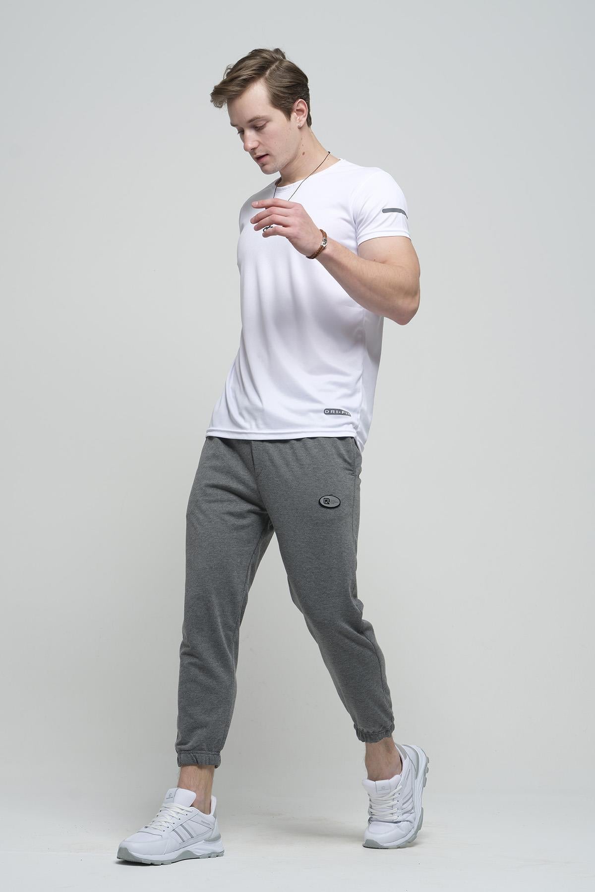 Cappi Mikro Polyester Slim Fit Perform Antrenman Sporcu Erkek Tshirt