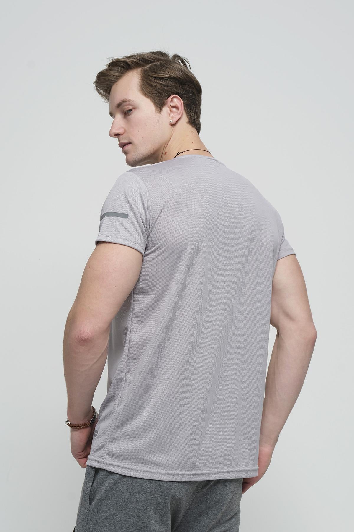 Cappi Mikro Polyester Slim Fit Perform Antrenman Sporcu Erkek Tshirt