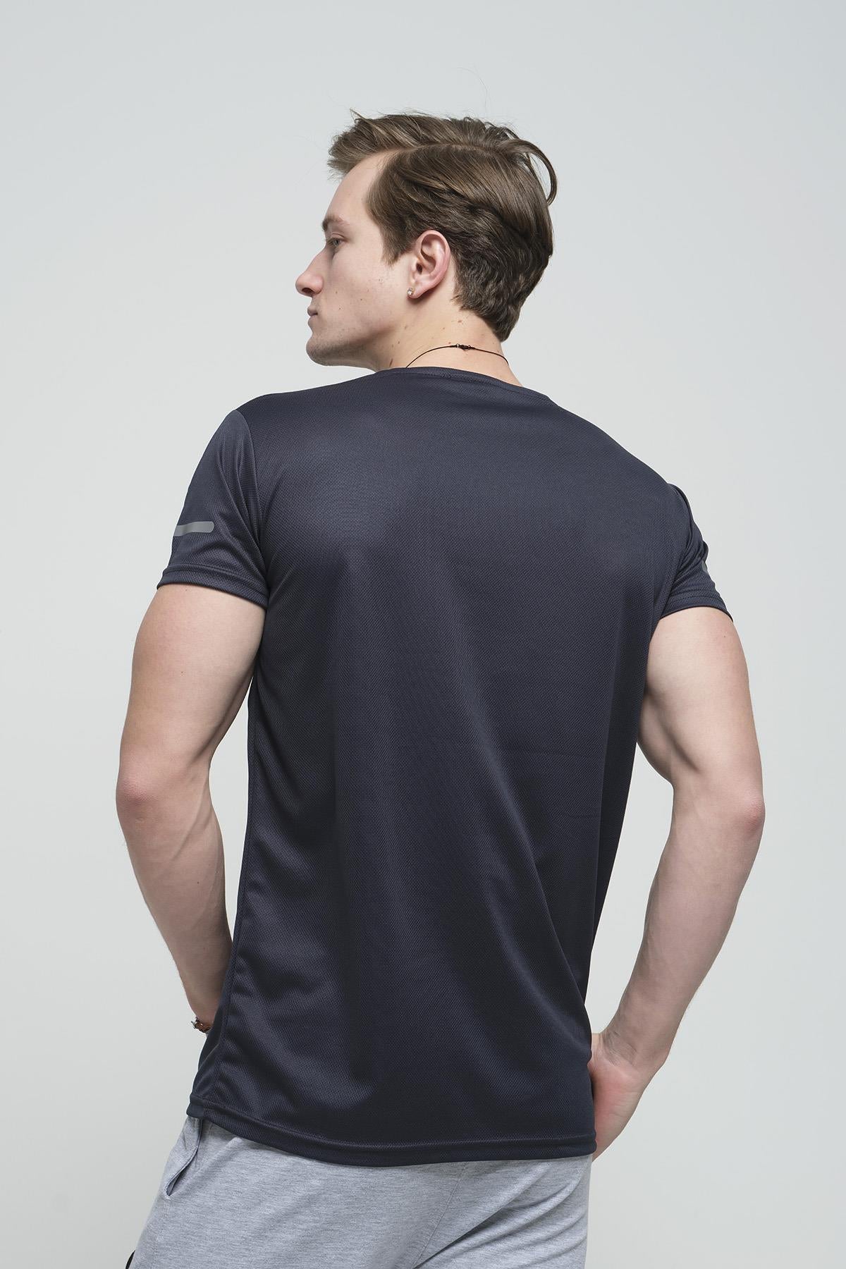 Cappi Mikro Polyester Slim Fit Perform Antrenman Sporcu Erkek Tshirt