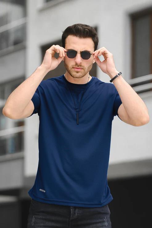 Cappi Mikro Polyester Slim Fit Perform Antrenman Sporcu Erkek Tshirt