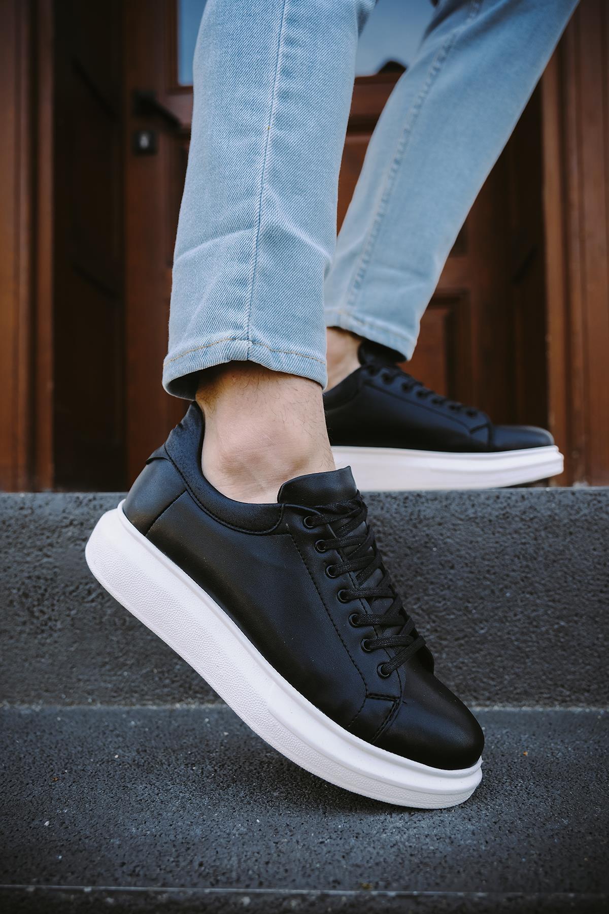 Cnt 360 Bağcıklı Kalın Taban Erkek Sneaker