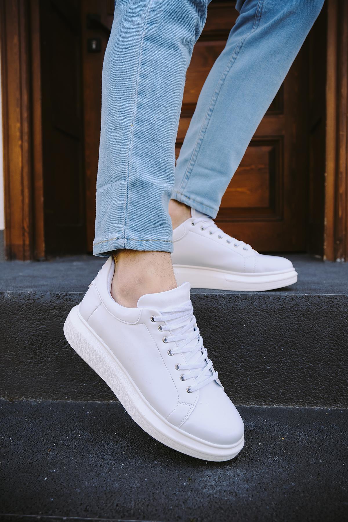 Cnt 360 Bağcıklı Kalın Taban Erkek Sneaker
