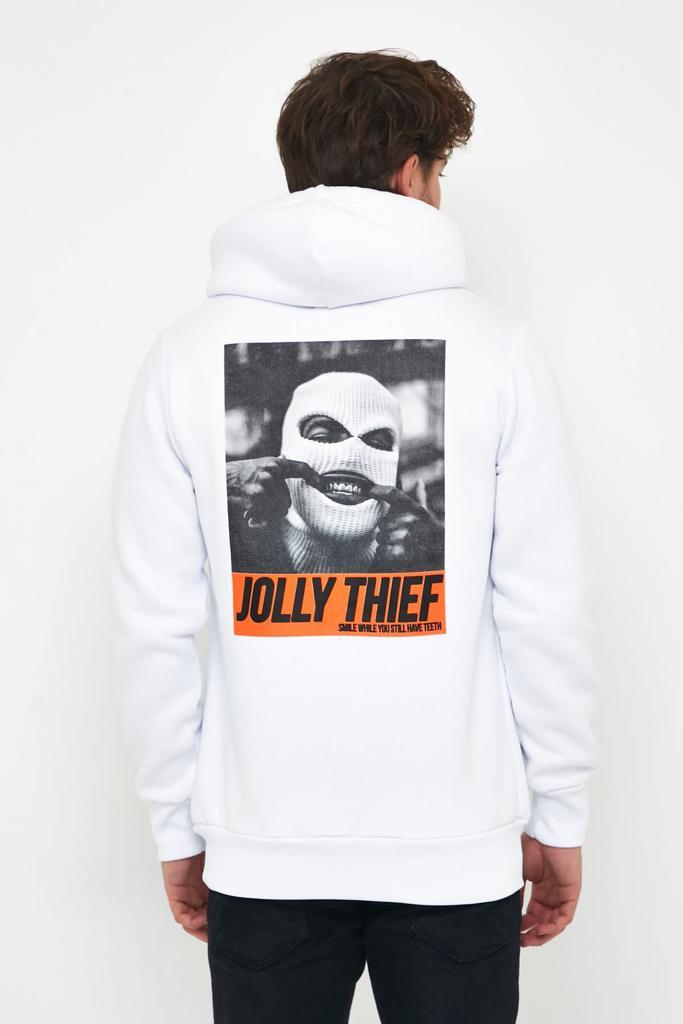 Claud Jolly Thief Baskılı Unisex Sweatshirt