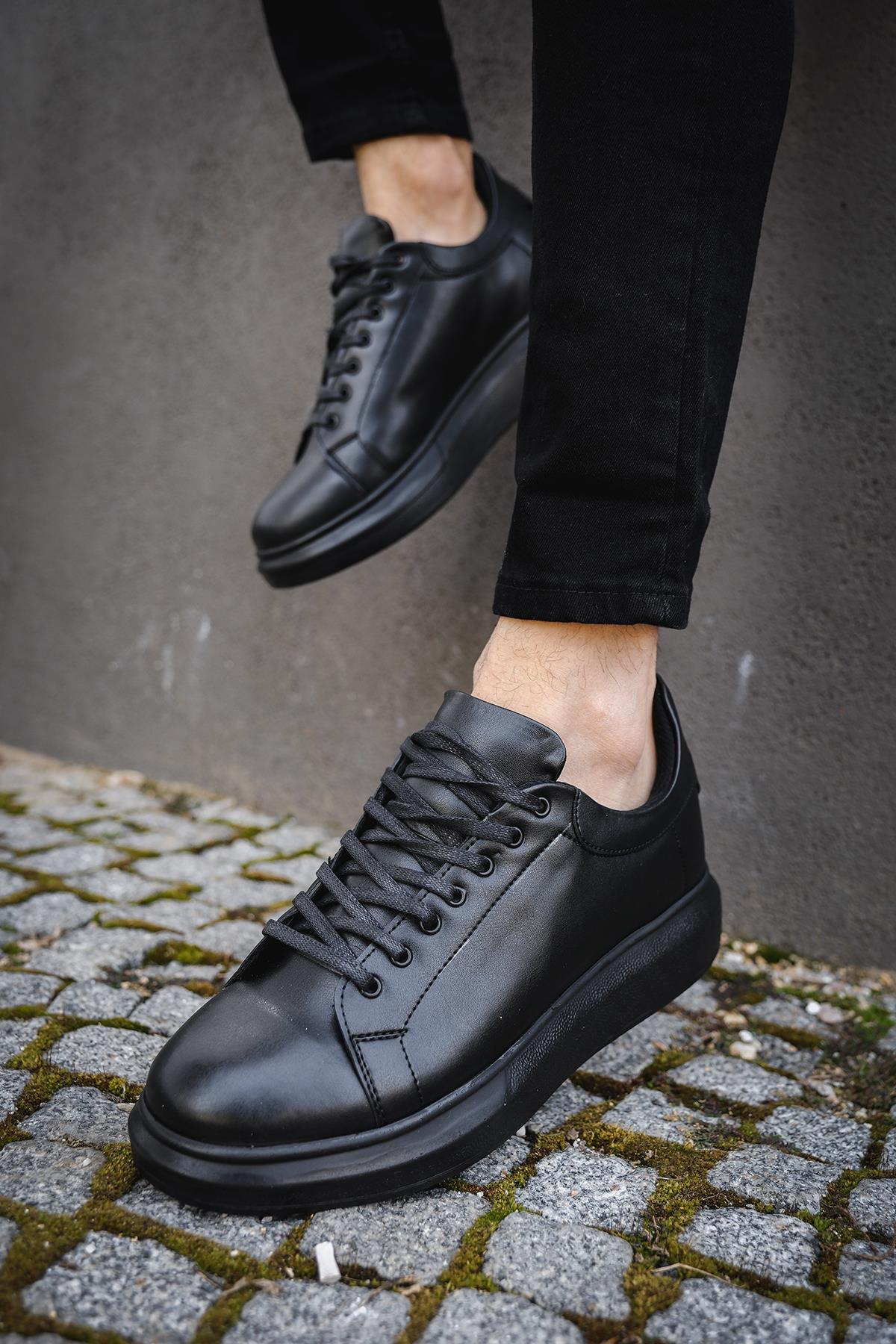 Cnt 360 Bağcıklı Kalın Taban Erkek Sneaker
