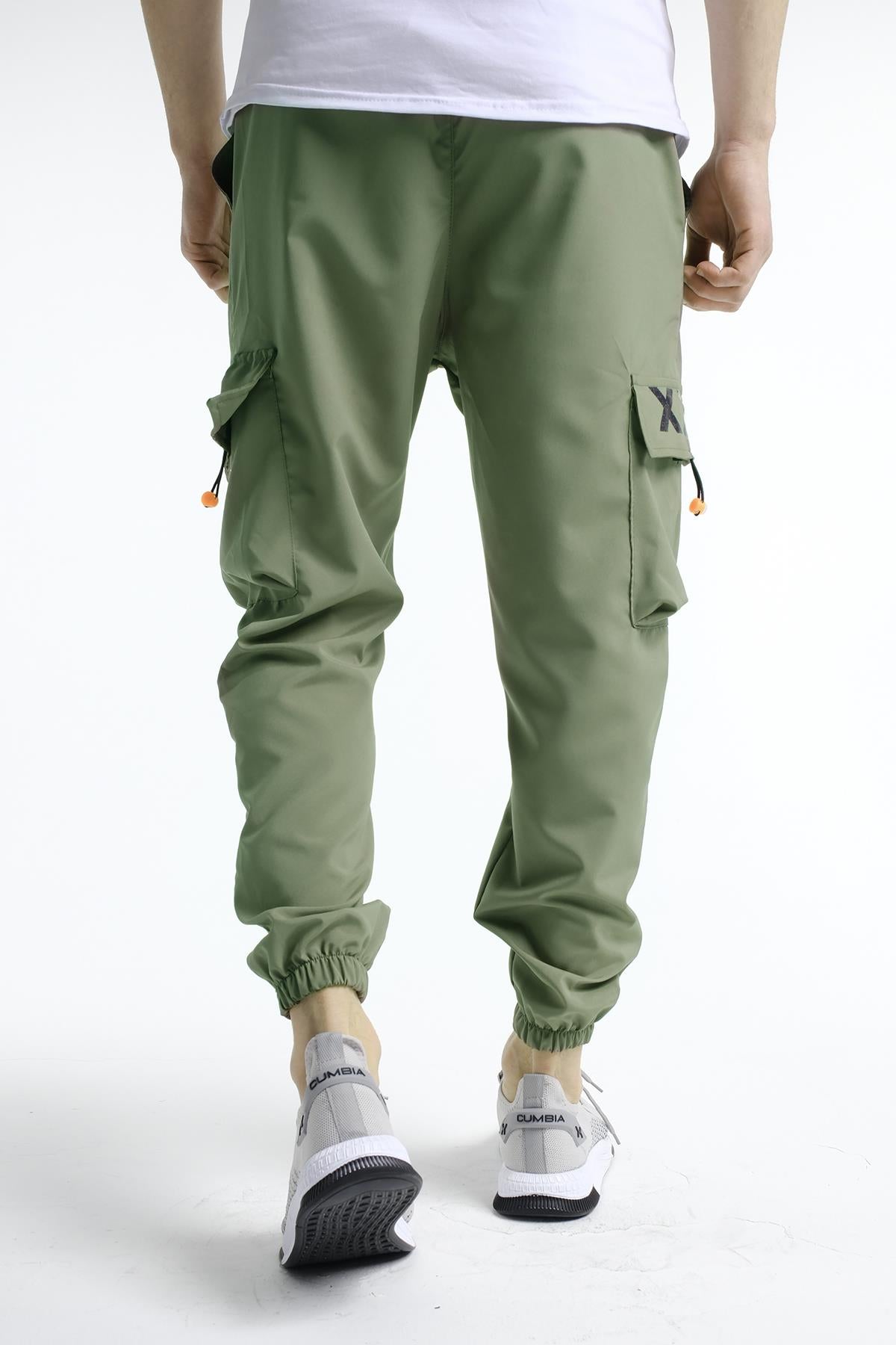 Destry Slim Fit Kort Paraşüt Kargo Cepli Erkek Eşofman Alt