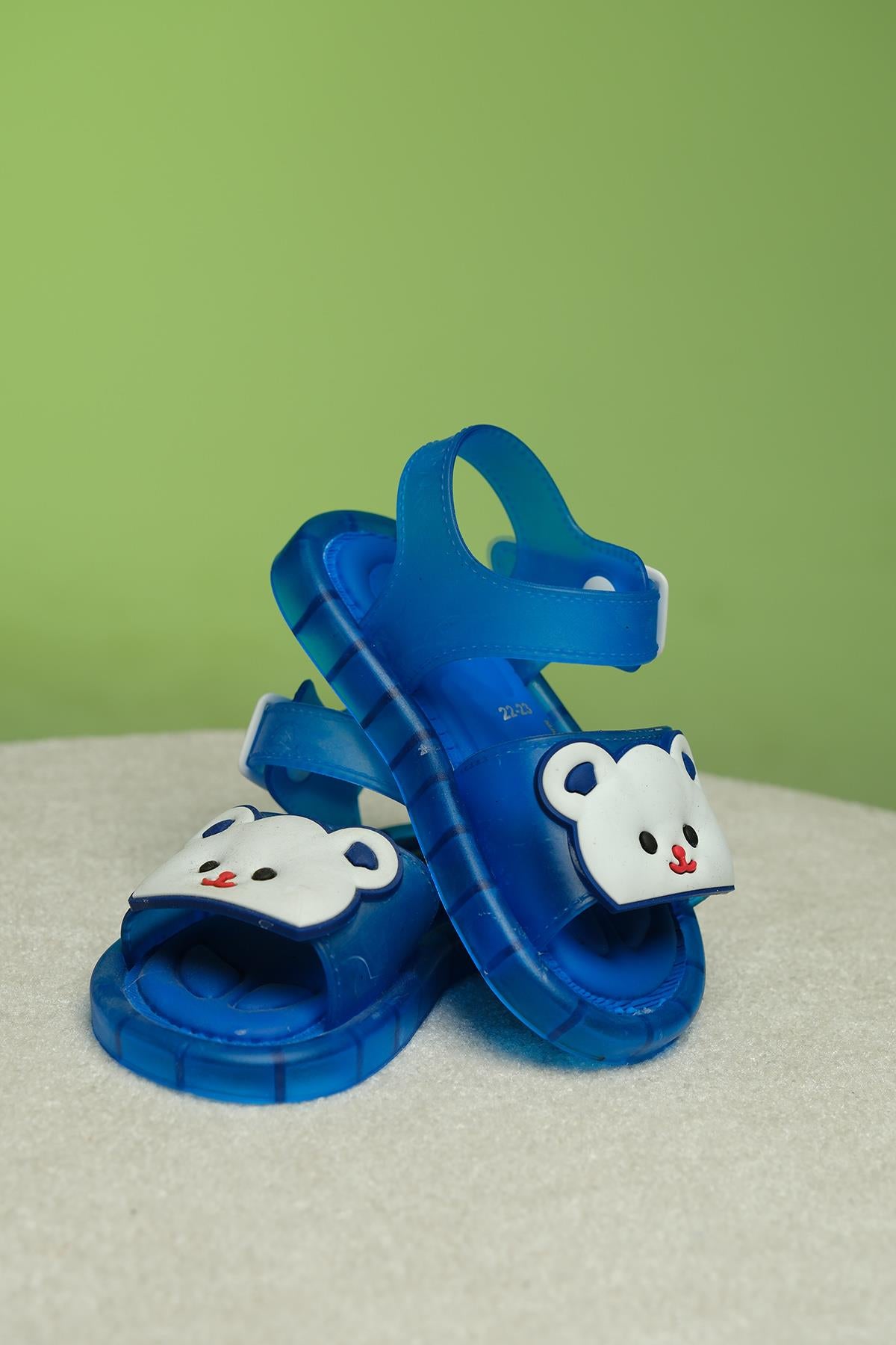 Eva Işıklı Kaydırmaz Tabanlı Figürlü Unisex Çocuk Sandalet Terlik