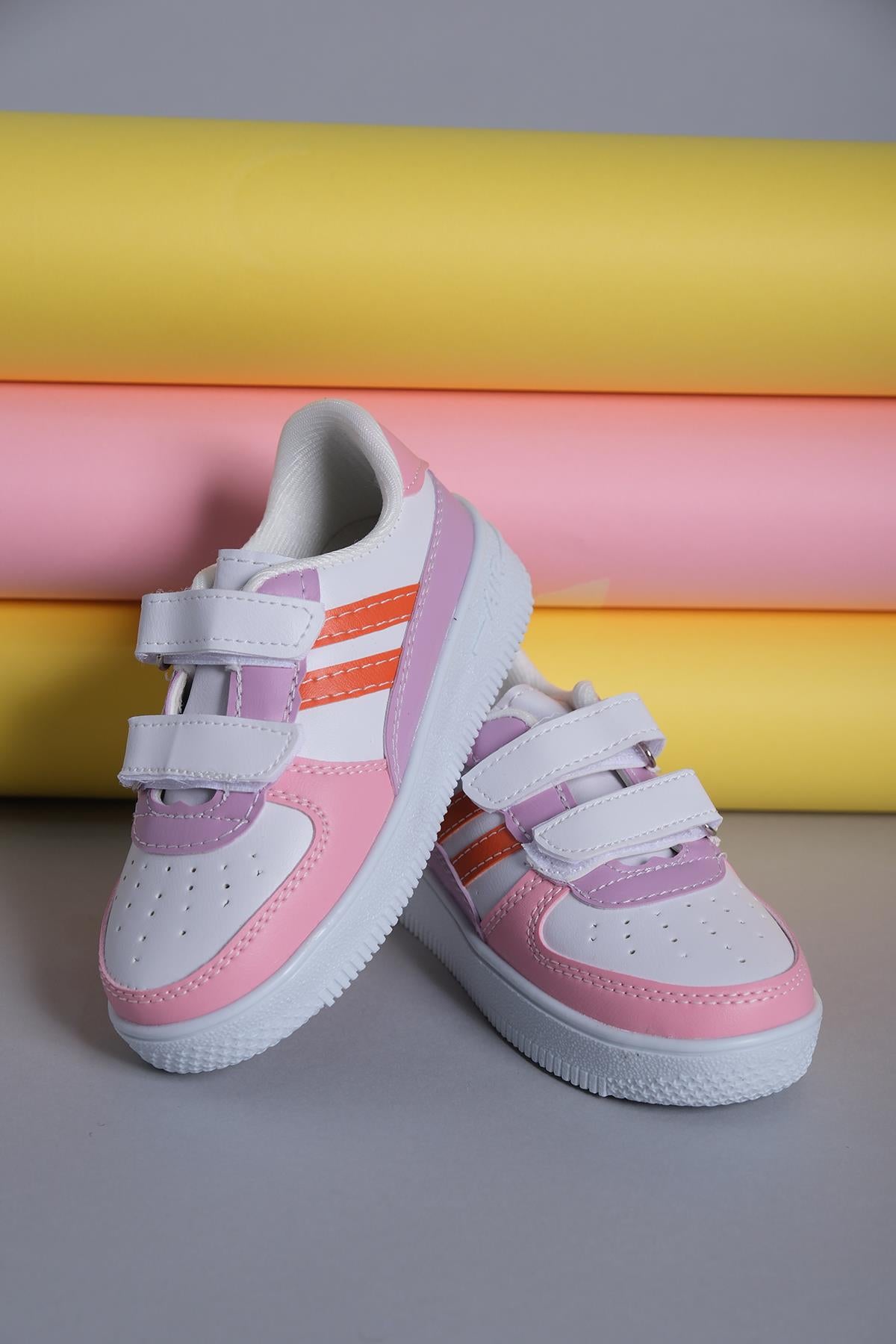 Razze Rahat Kalın Taban Bantlı Unisex Bebek Çocuk Sneaker