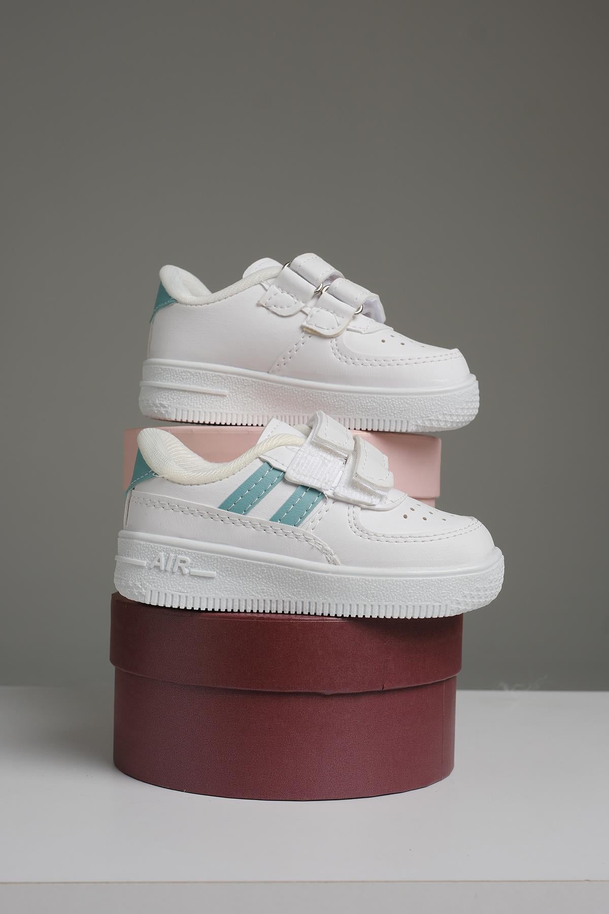 Razze Rahat Kalın Taban Bantlı Unisex Bebek Çocuk Sneaker