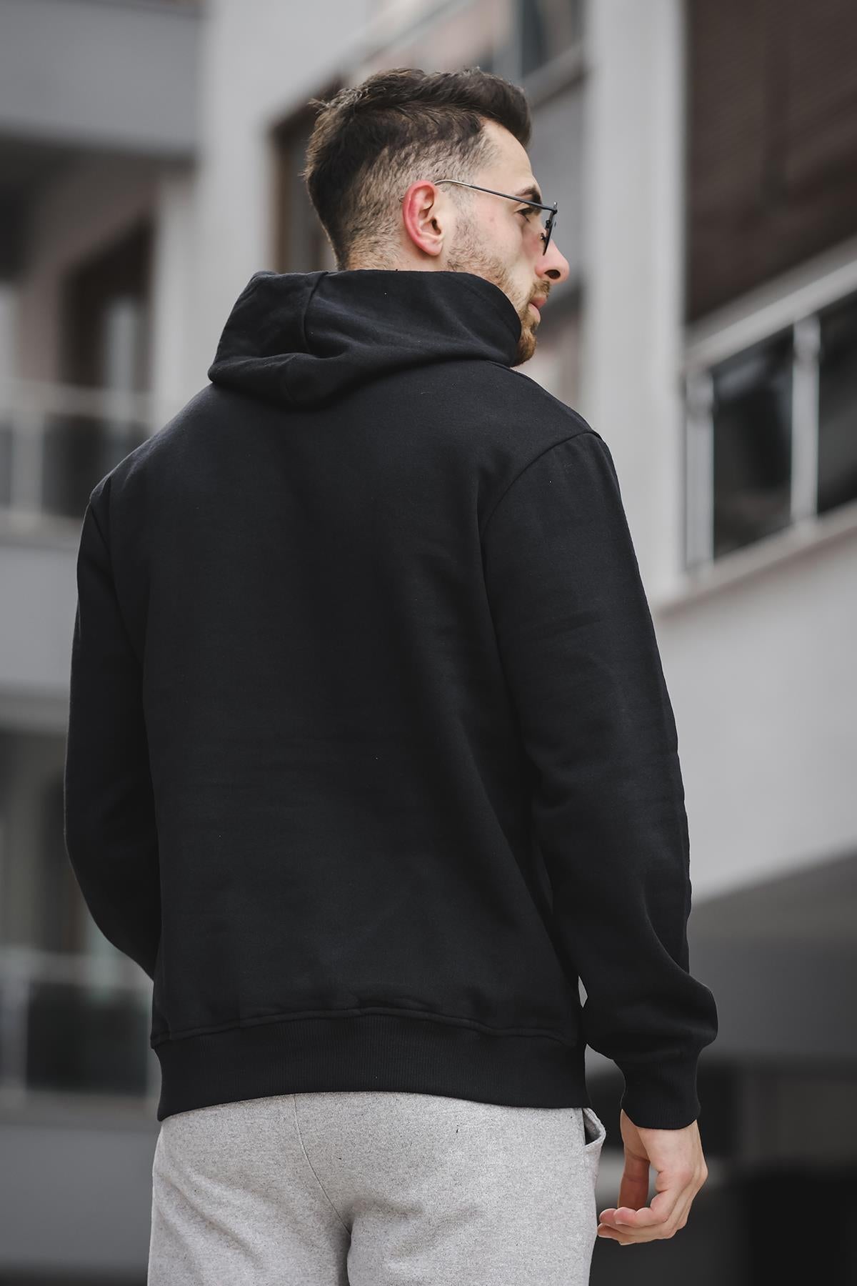 Free Soul Ön Baskılı Pamuklu Erkek Sweatshirt