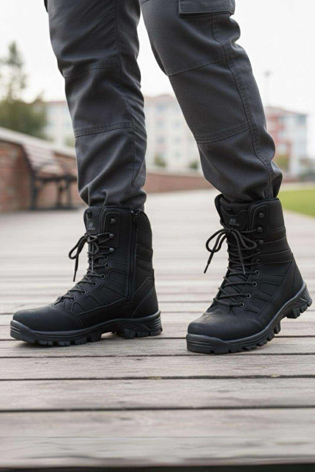 Frz 2297 Suya Dayanıklı Soğuk Geçirmez Erkek Çöl Postal Bot