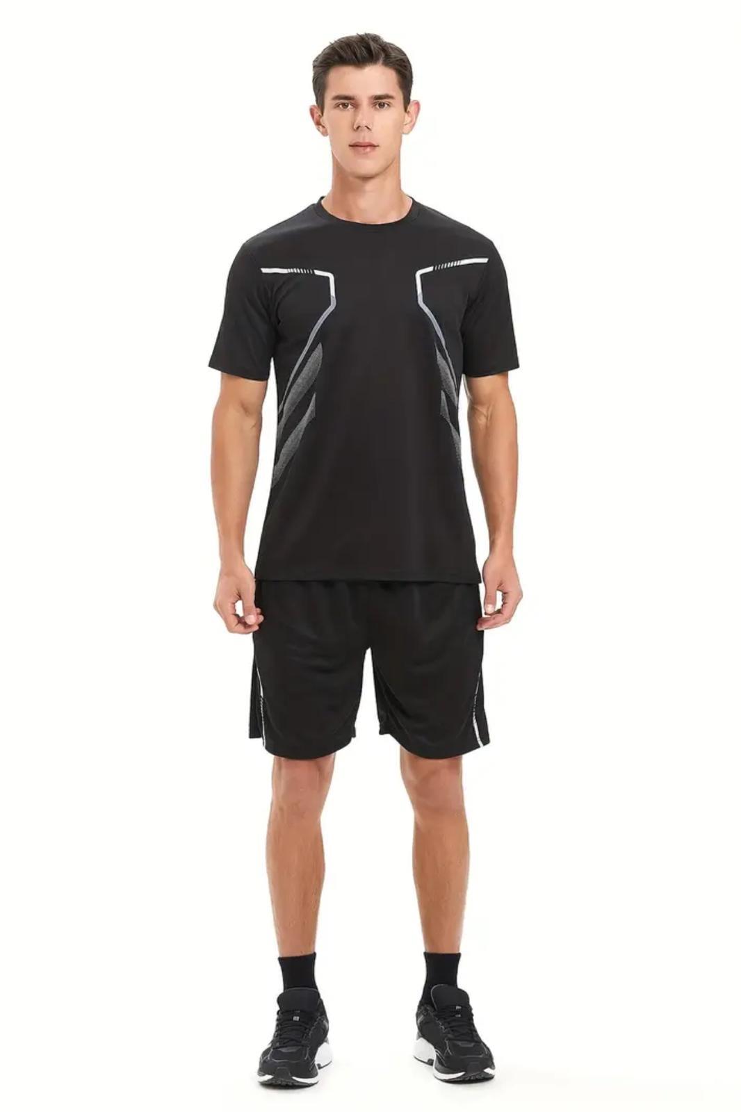 Fusto Mikro Polyester Slim Fit Perform Antrenman Sporcu Erkek Tshirt