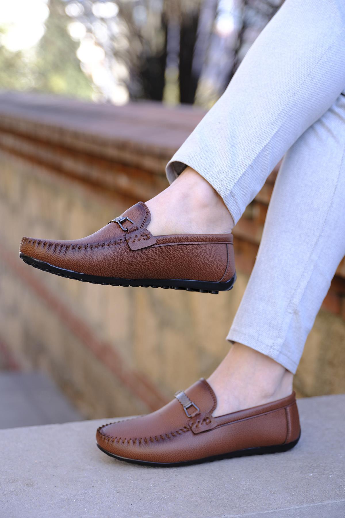 Hty 921 Kemer Toka Detaylı Erkek Loafer