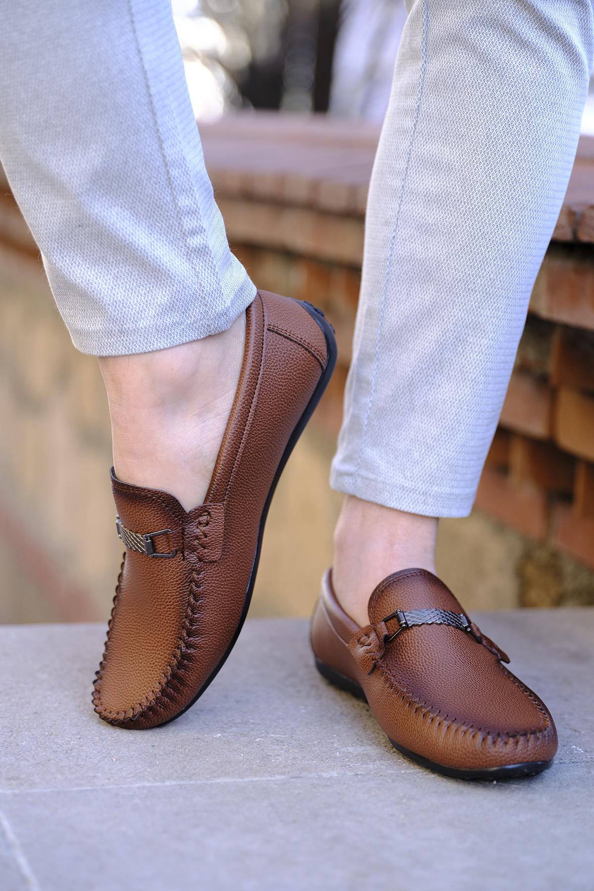 Hty 921 Kemer Toka Detaylı Erkek Loafer