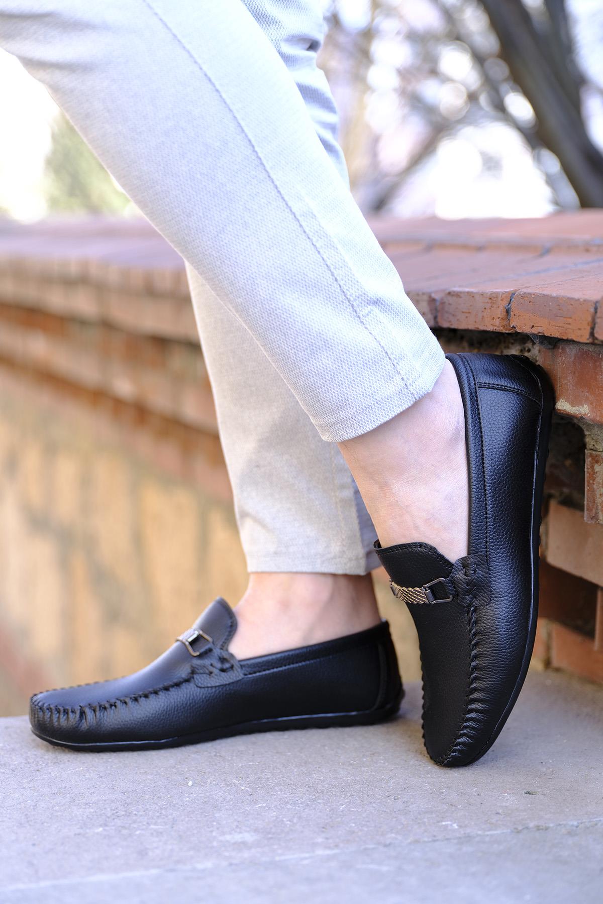 Hty 921 Kemer Toka Detaylı Erkek Loafer
