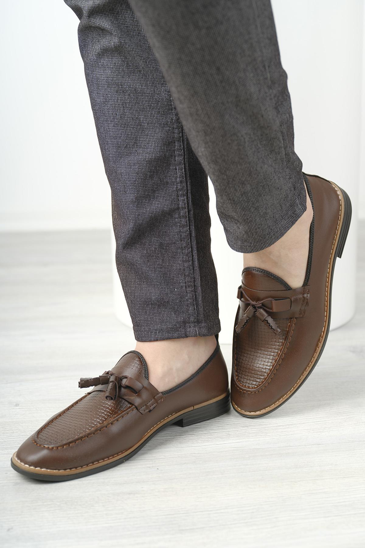 Hty Miles Püsküllü Erkek Loafer Ayakkabı