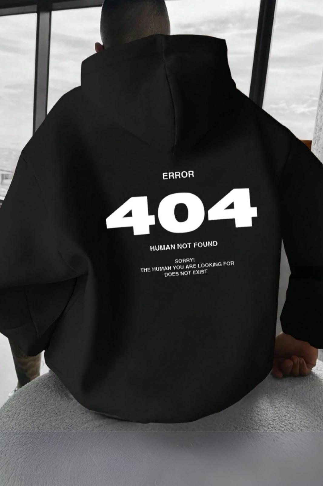 Human Arka Baskılı Pamuklu Erkek Sweatshirt