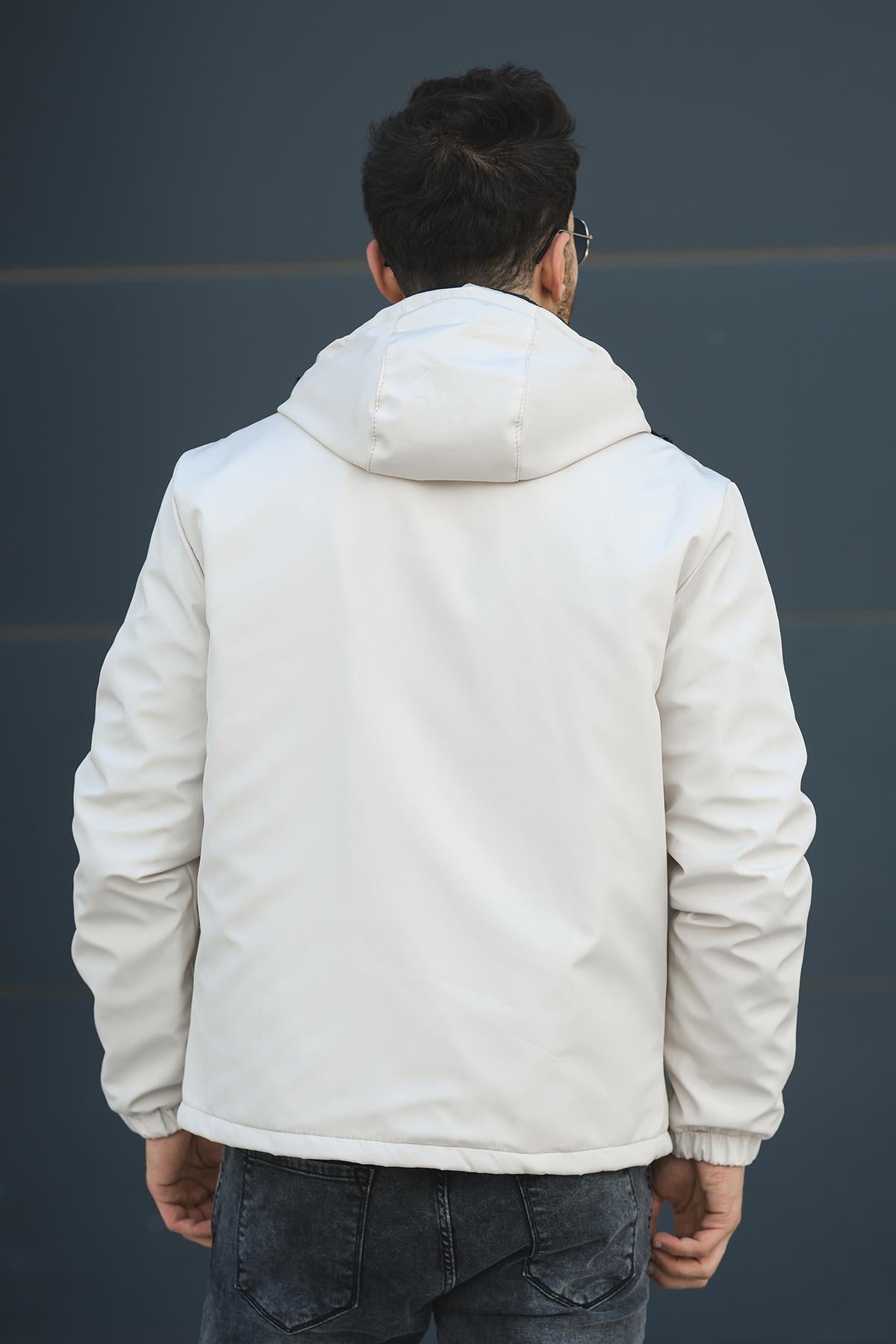 Jestad Su İtici Kapüşonlu Slim Fit Erkek Mont