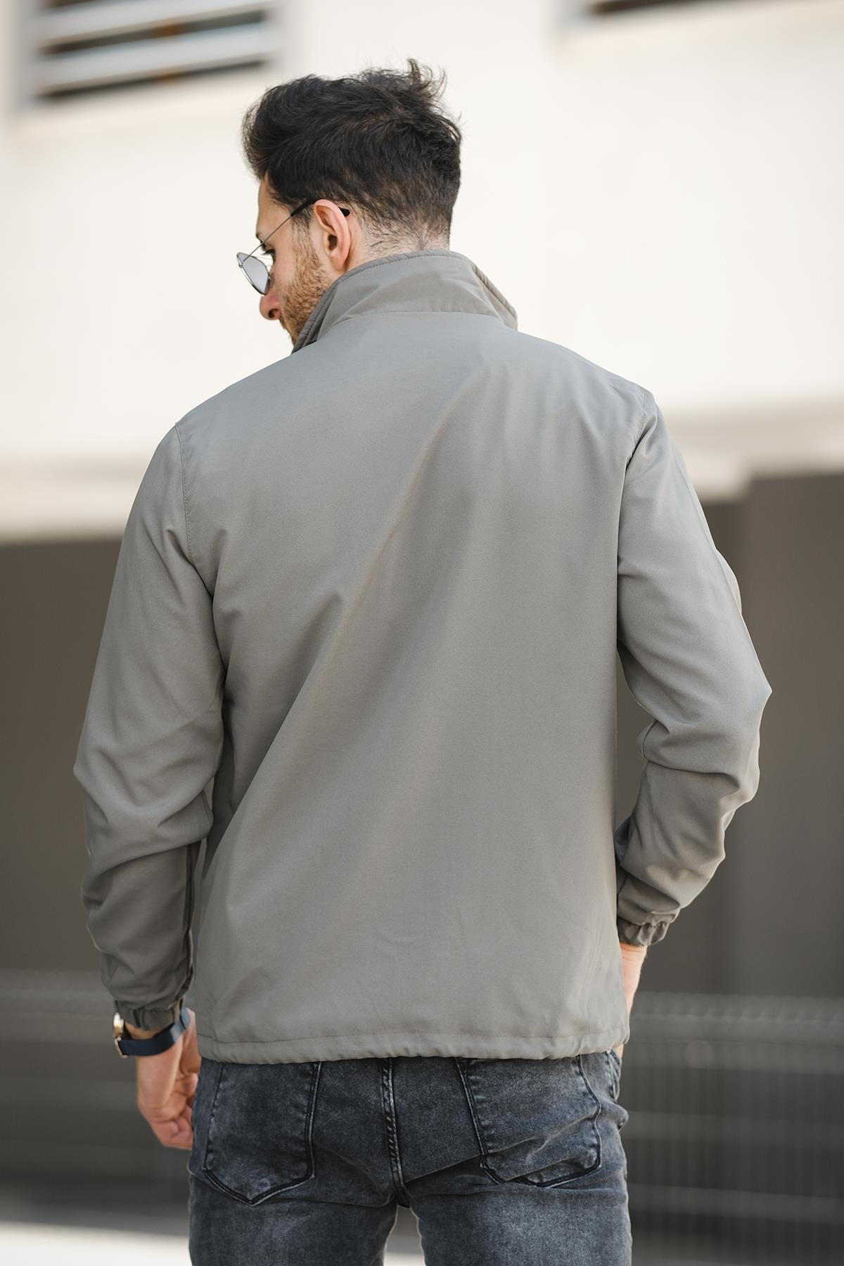 Juan Slim Fit Su İtici Bağcık Detaylı Kapüşonlu Erkek Mevsimlik Mont Yağmurluk