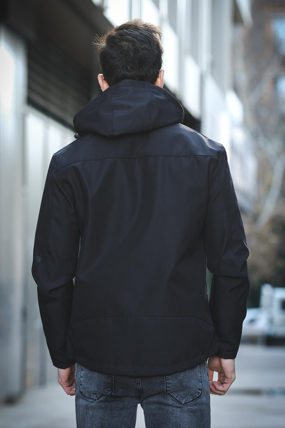Juka Softshell Su Soğuk Rüzgar Geçirmez İçi Kürklü Dolgulu Softshell Erkek Dağcı Kampcı Kayakcı Montu