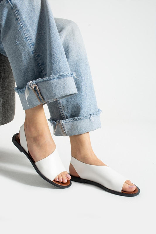Kleopetra Model Yanları Açık Kadın Sandalet
