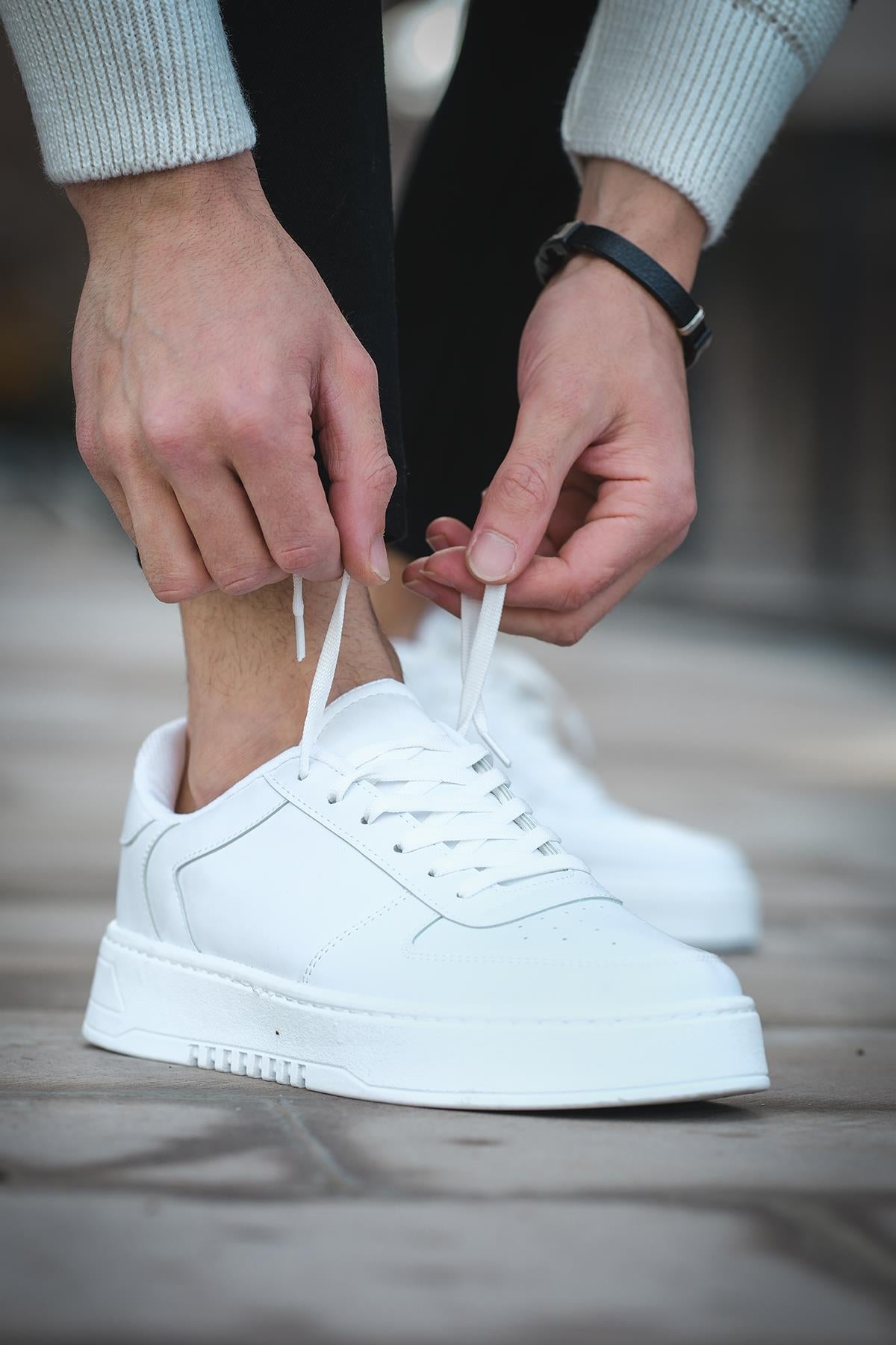 Look Kalın Taban Erkek Sneaker