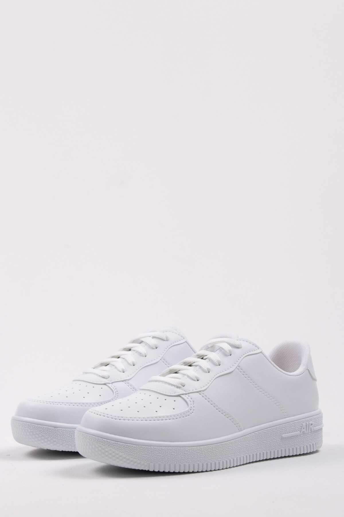 Mario Rahat Taban Bağcıklı Unisex Sneaker
