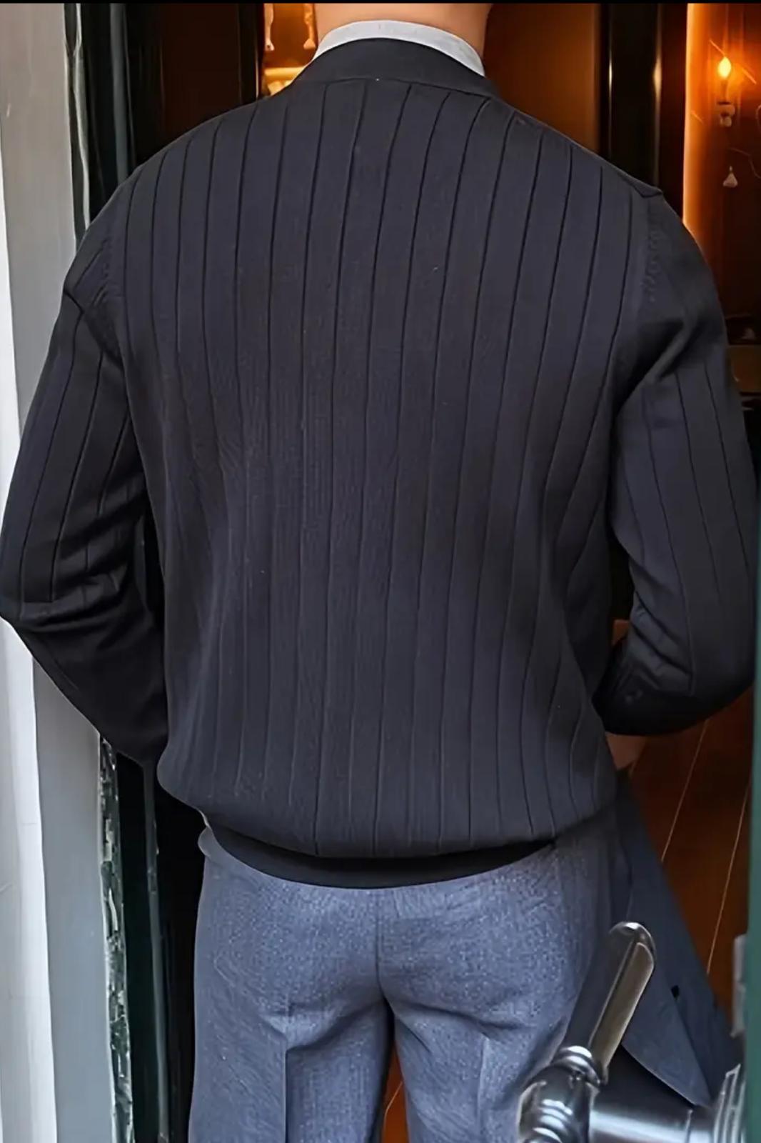 Michel Dar Kesim Slim Fit Düğmeli V Yaka Hırka Erkek Hırka
