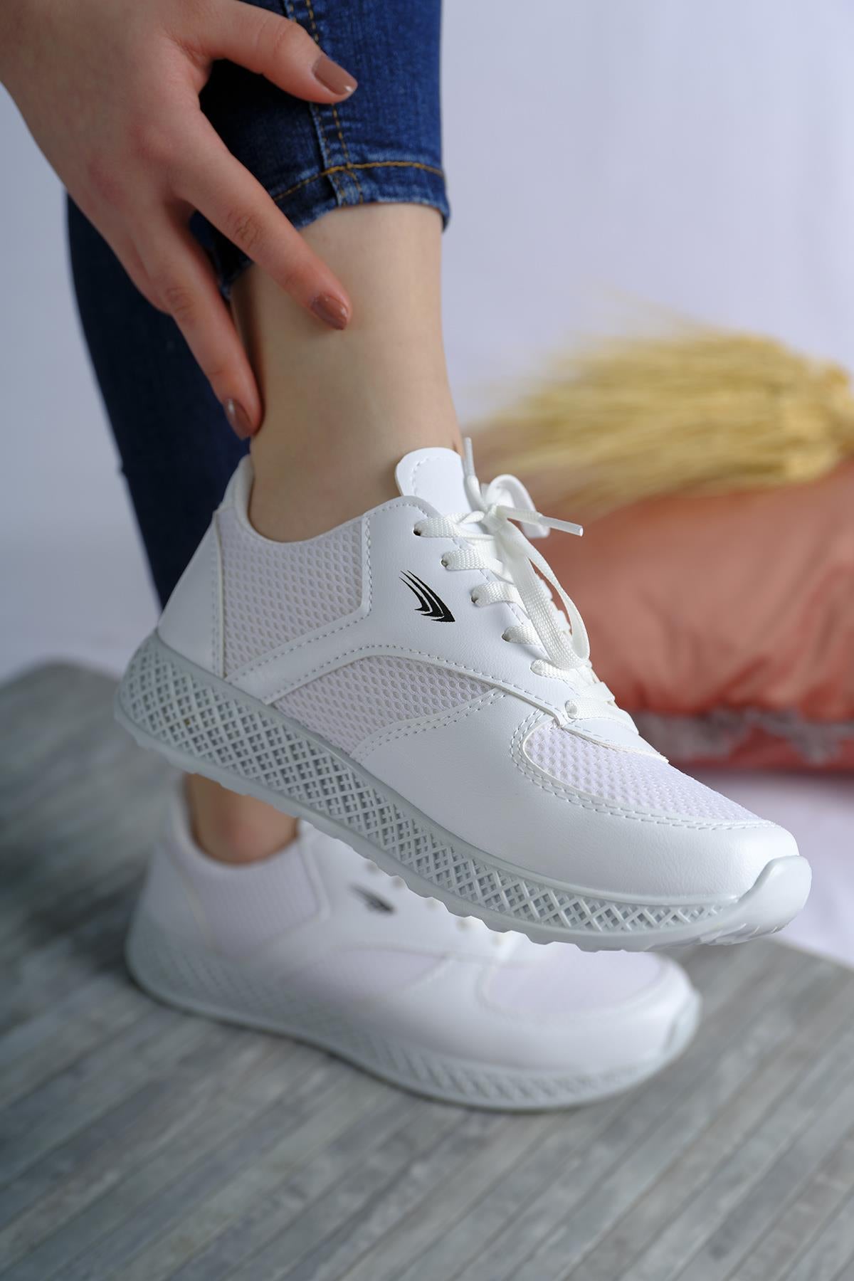 Monica Kalın Taban Fileli Kadın Sneaker