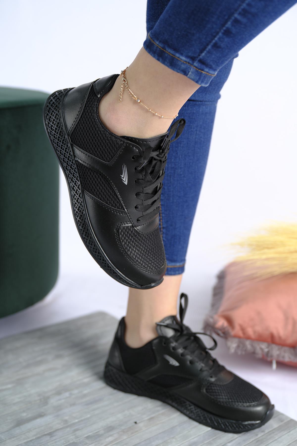 Monica Kalın Taban Fileli Kadın Sneaker