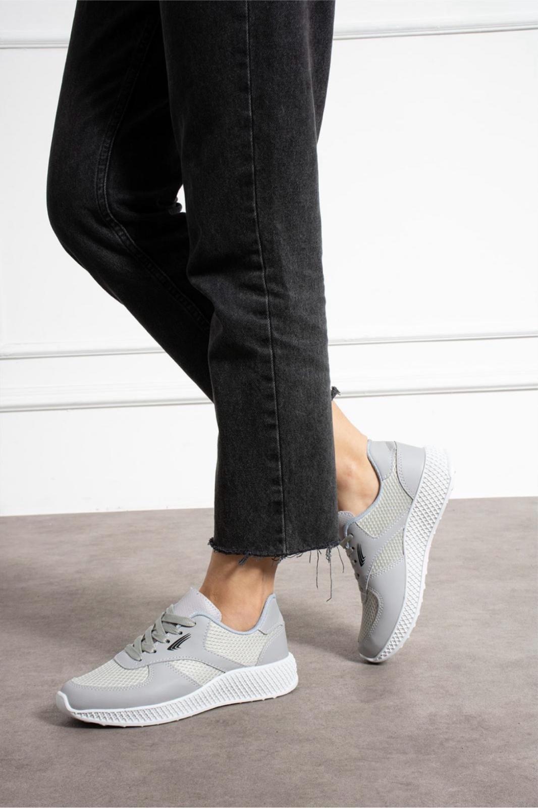 Monica Kalın Taban Fileli Kadın Sneaker