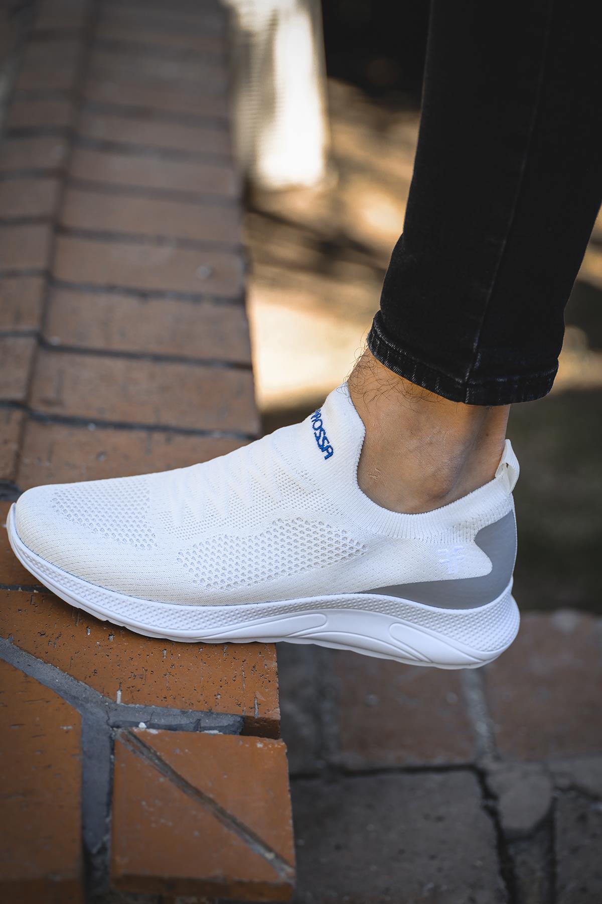 Ossa Slip On Nefes Alan Kalın Taban Erkek Sneaker