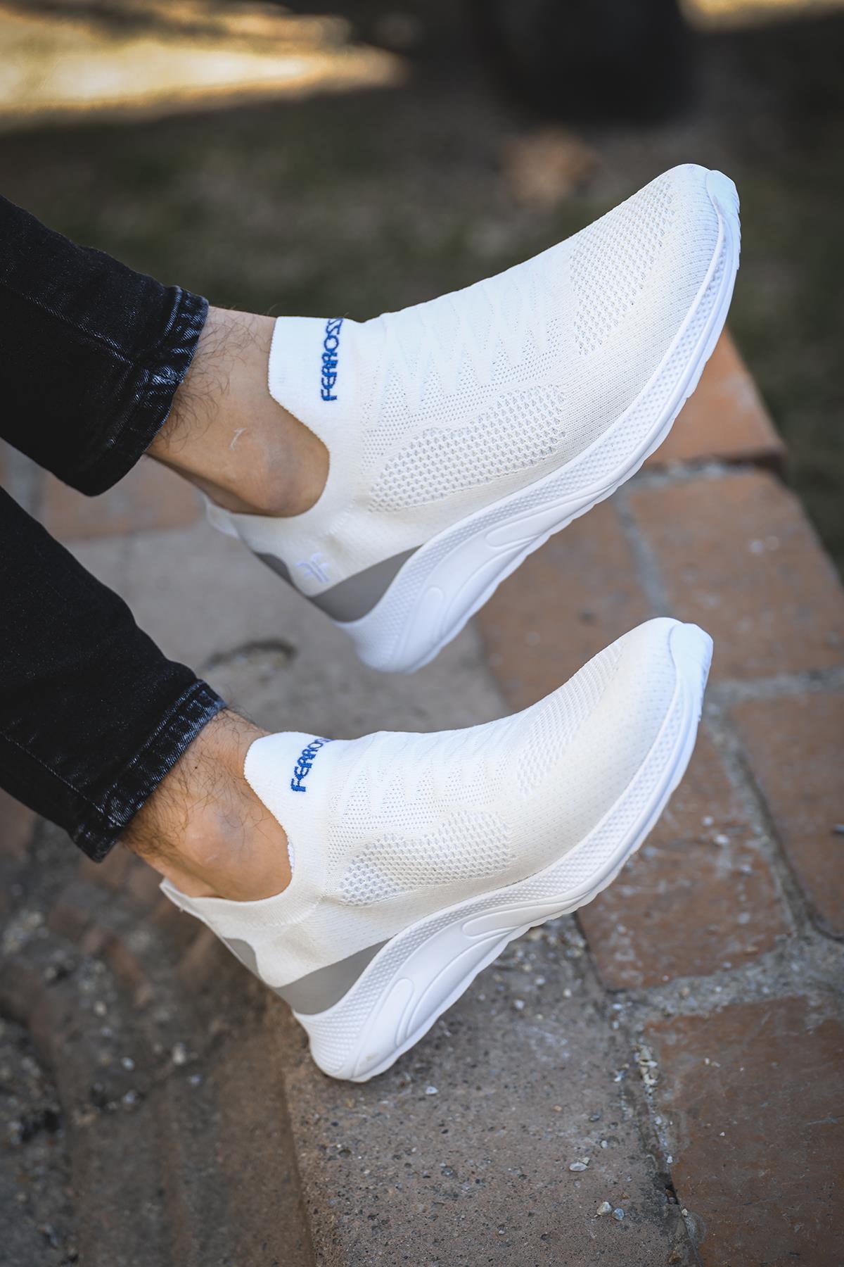 Ossa Slip On Nefes Alan Kalın Taban Erkek Sneaker