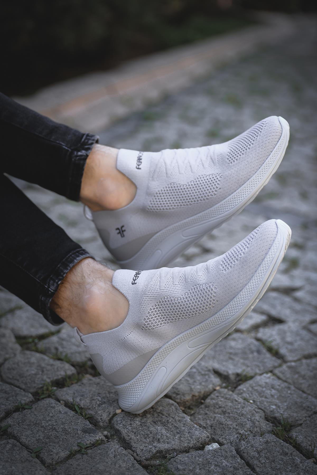 Ossa Slip On Nefes Alan Kalın Taban Erkek Sneaker