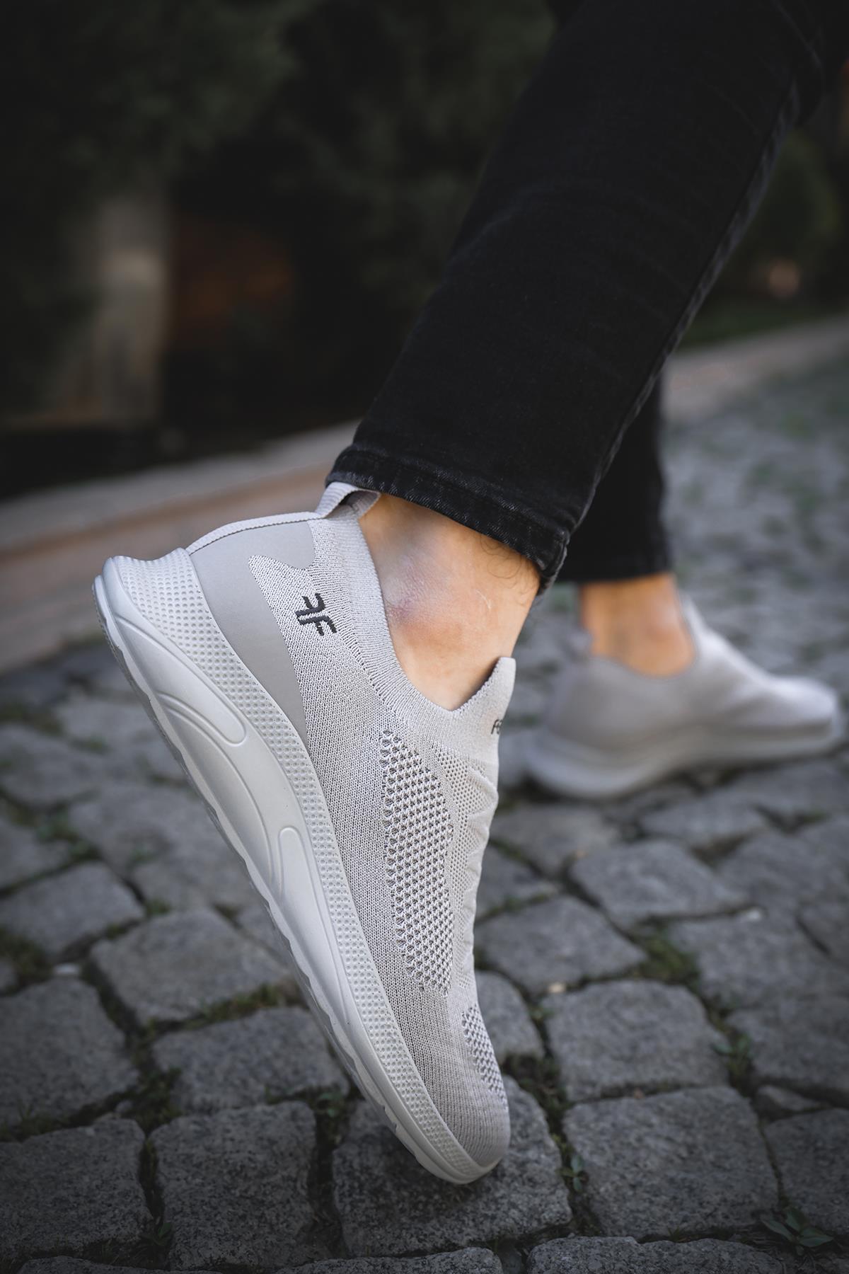 Ossa Slip On Nefes Alan Kalın Taban Erkek Sneaker