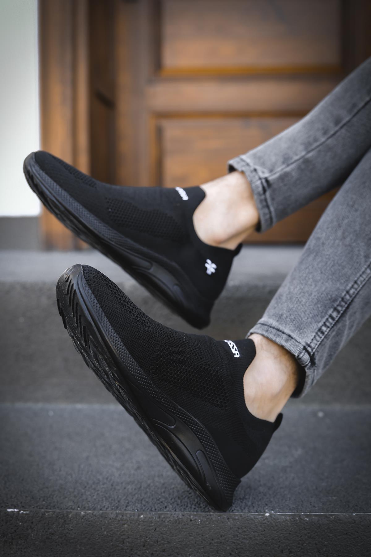 Ossa Slip On Nefes Alan Kalın Taban Erkek Sneaker