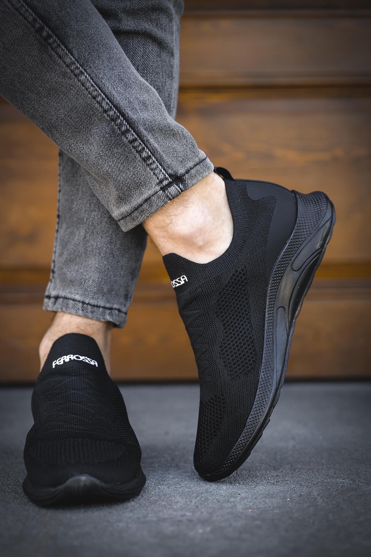 Ossa Slip On Nefes Alan Kalın Taban Erkek Sneaker