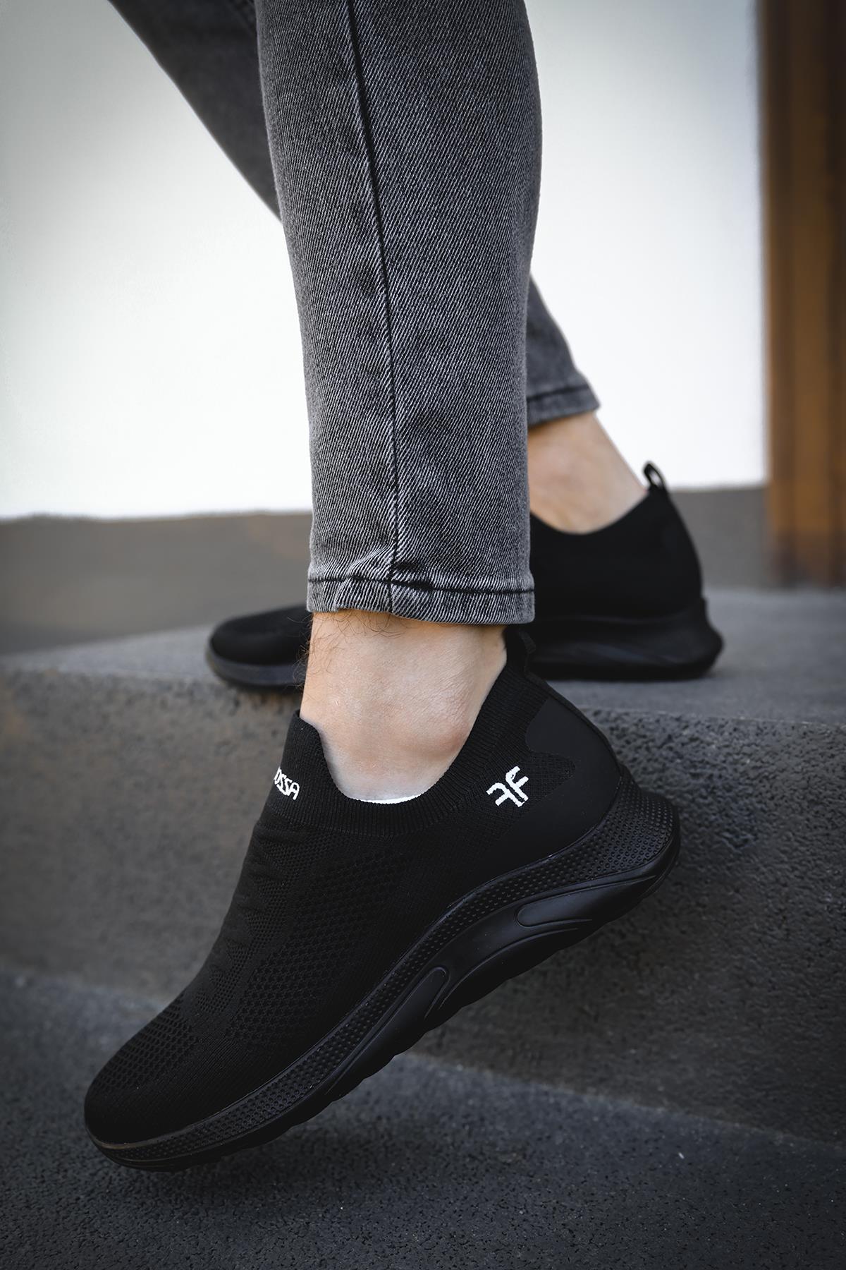 Ossa Slip On Nefes Alan Kalın Taban Erkek Sneaker