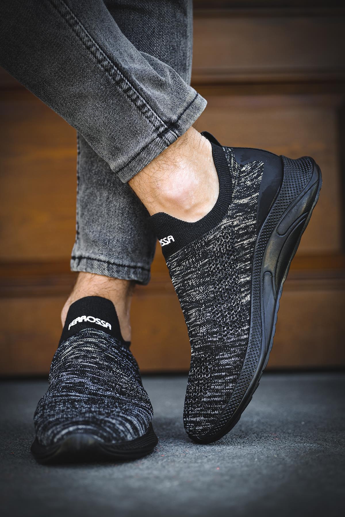 Ossa Slip On Nefes Alan Kalın Taban Erkek Sneaker