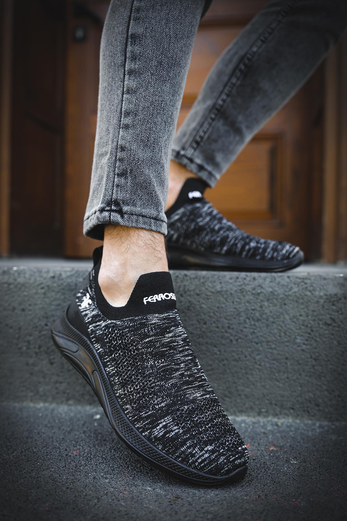 Ossa Slip On Nefes Alan Kalın Taban Erkek Sneaker