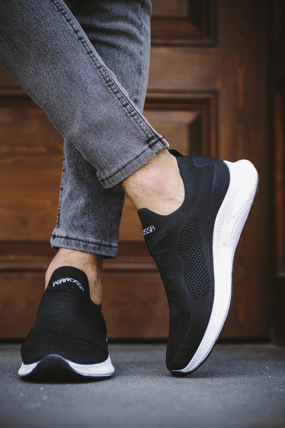 Ossa Slip On Nefes Alan Kalın Taban Erkek Sneaker