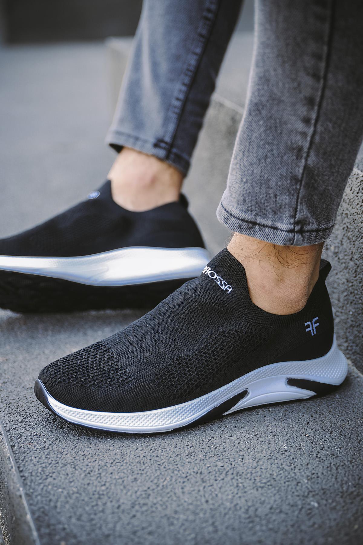 Ossa Slip On Nefes Alan Kalın Taban Erkek Sneaker