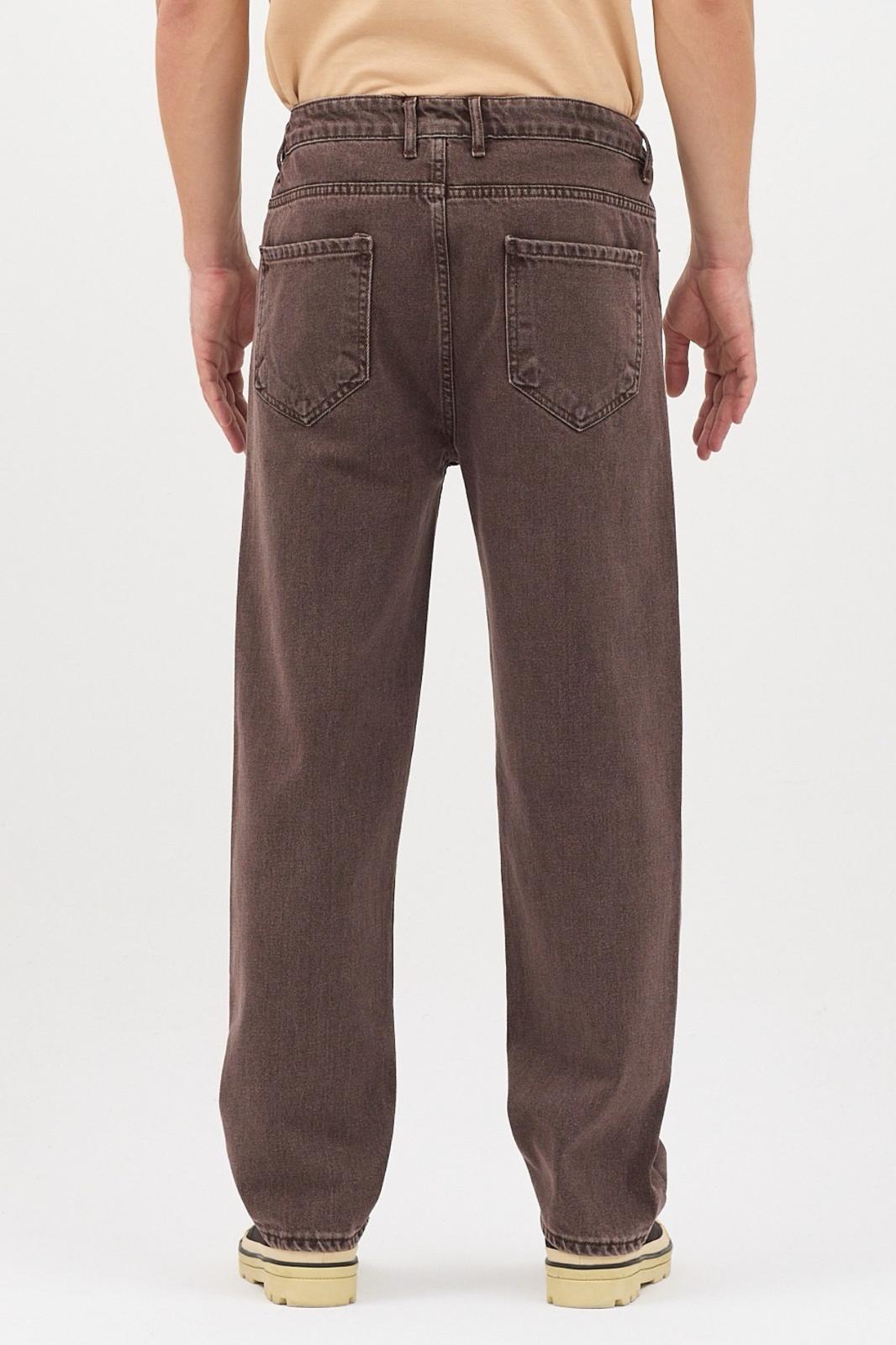 Reax 896 Beli Lastikli İpli Baggy Bol Kesim Kot Pantolon