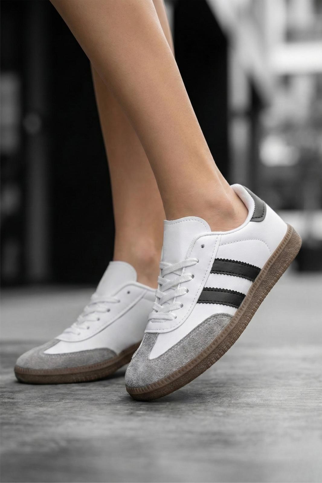 Sany Retro Hafif Rahat Taban Bağcıklı Kadın Sneaker